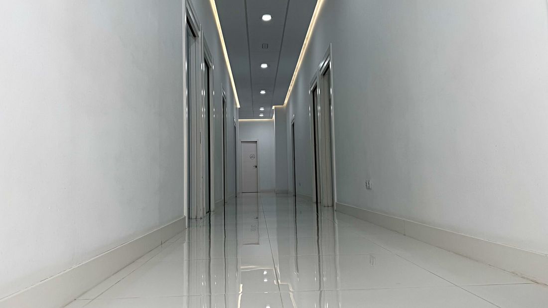Consulting-room corridor