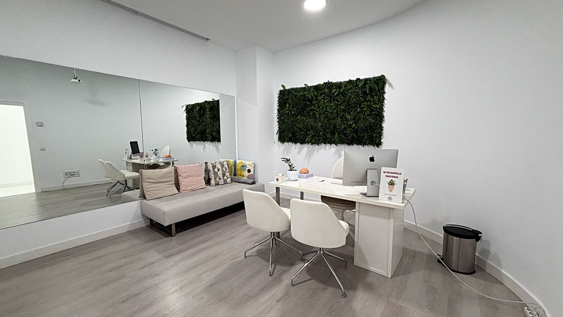 Consulting room with living wall