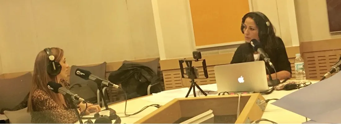 Silvia Mejías Suárez en la entrevista de Radio TVC